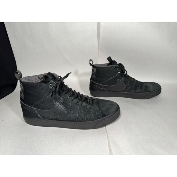 Nike SB Zoom Blazer Mid Mens Size 11 Acclimate Pack Triple Black DC8903-002 main image 6